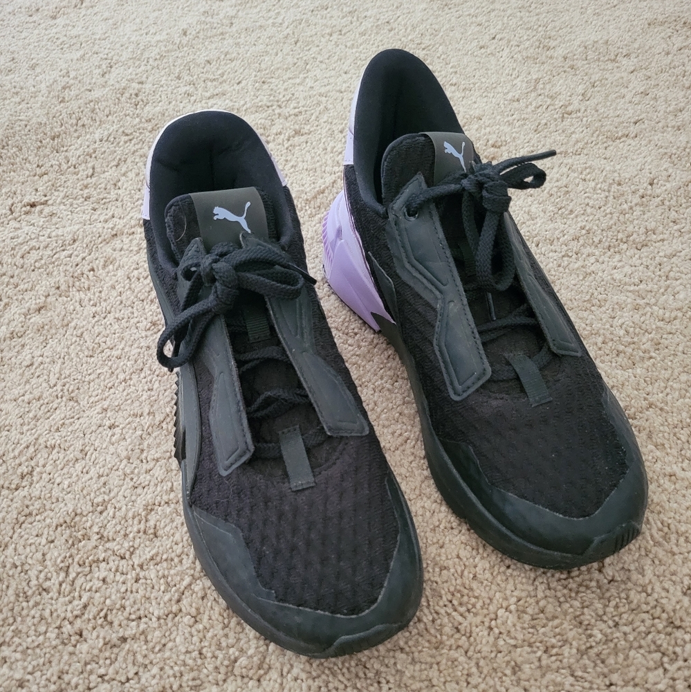 Puma Provoke XT Black and Purple Sneaker